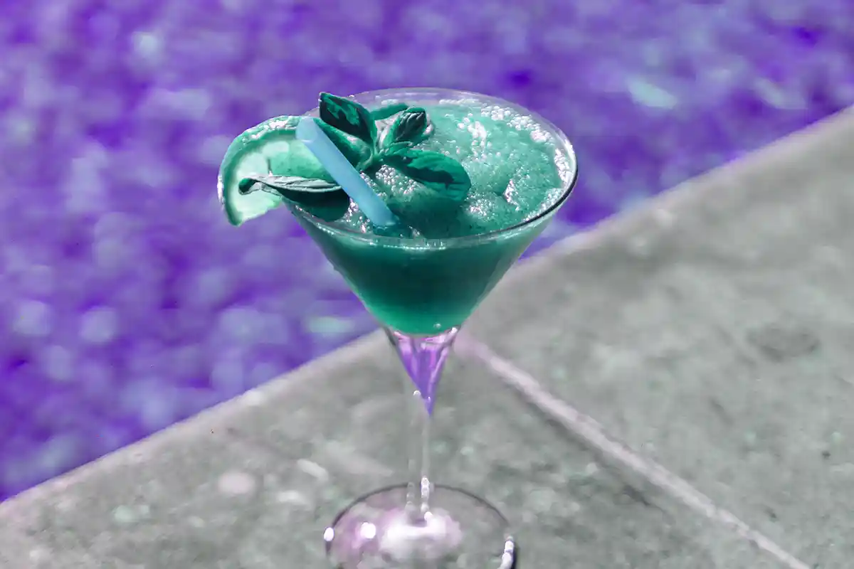 Green grasshopper drink