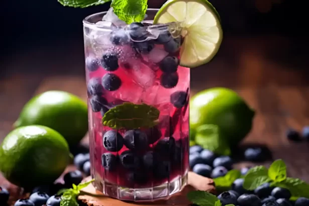 Bursting Blueberry Mojito Recipe