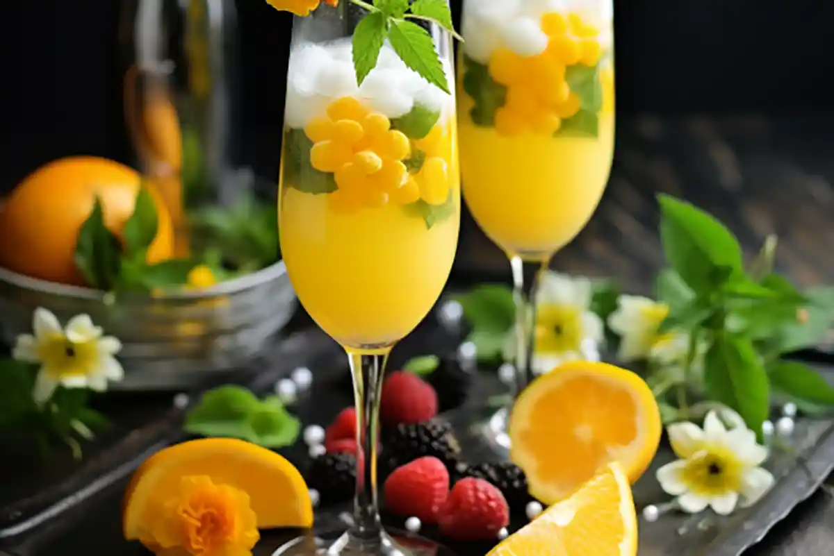 Creative Mimosa Garnish Ideas