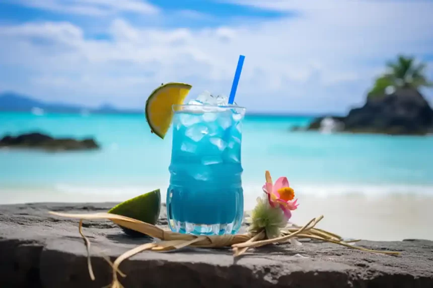 Perfect Pairings: Blue Lagoon Cocktail and Beach Vibes