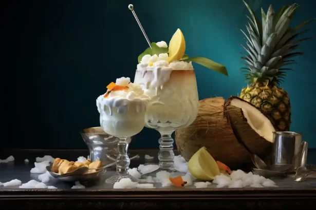 Perfect Pairings: Piña Colada Cocktail and Sweet Indulgences