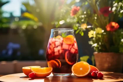 Sip into Summer: Sangria Cocktail and Sunny Vibes