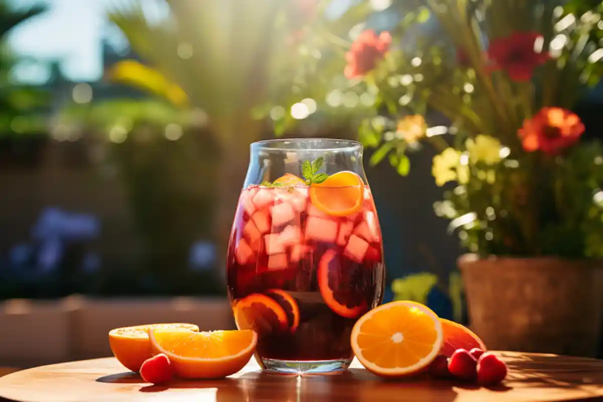 Sip into Summer: Sangria Cocktail and Sunny Vibes