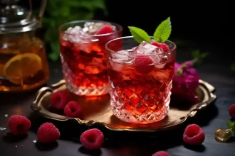 Raspberry Twisted Tea Delights