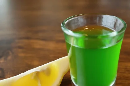 Green tea shots